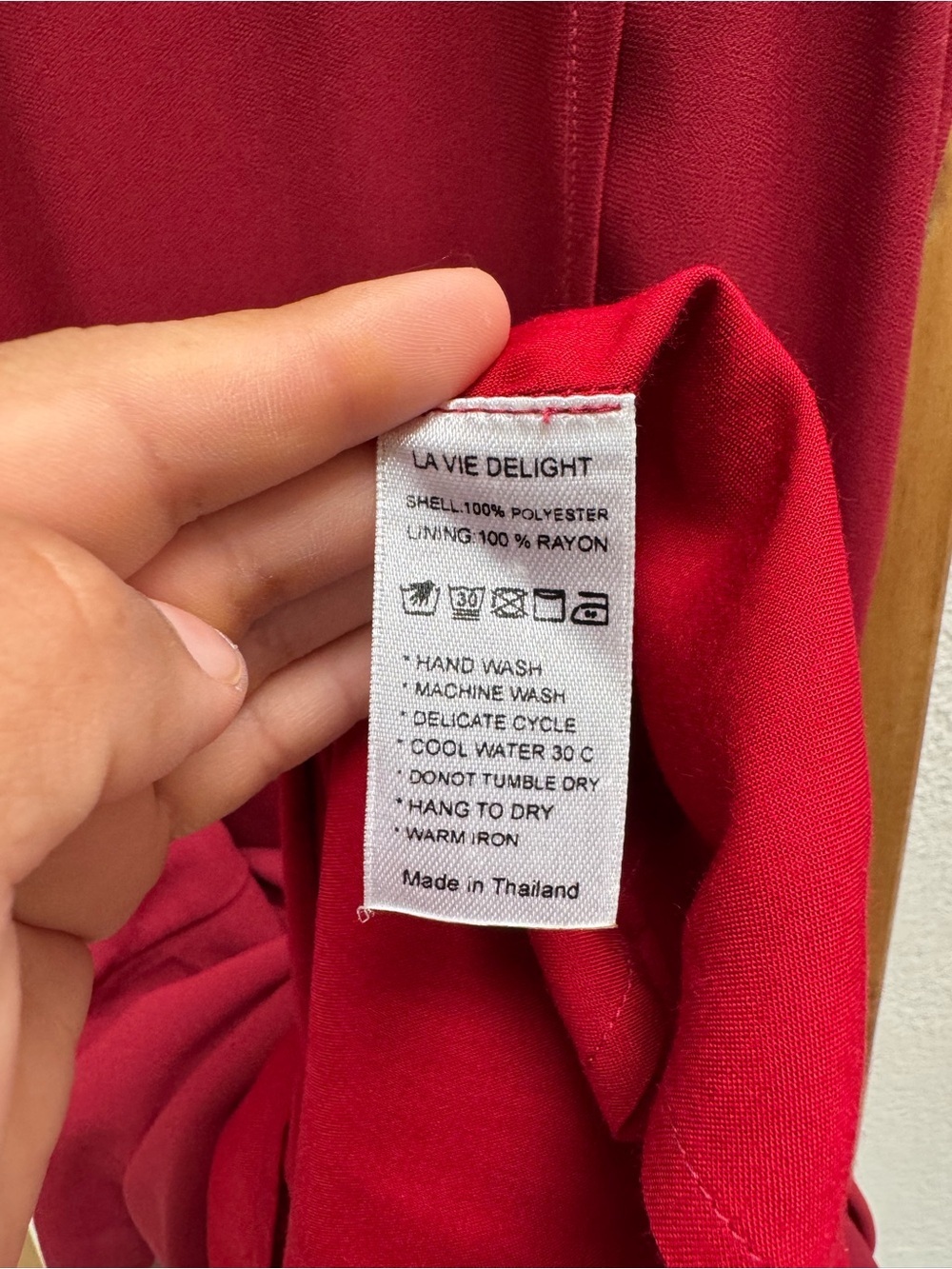 La Vie Delight Great Gatsby Dress Sleeveless Tiered Midi Dress in Wine Red M - Picture 12 of 12